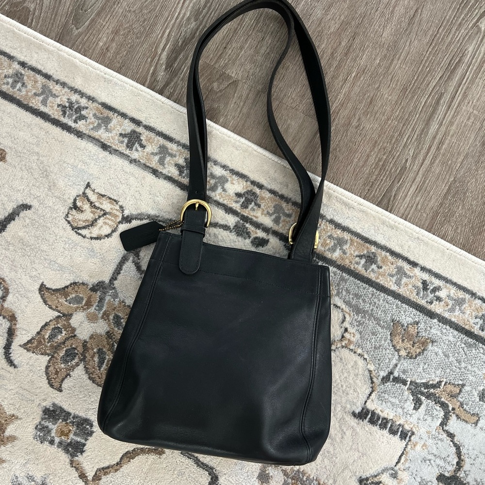 Vintage Coach SoHo Bucket Bag in Black